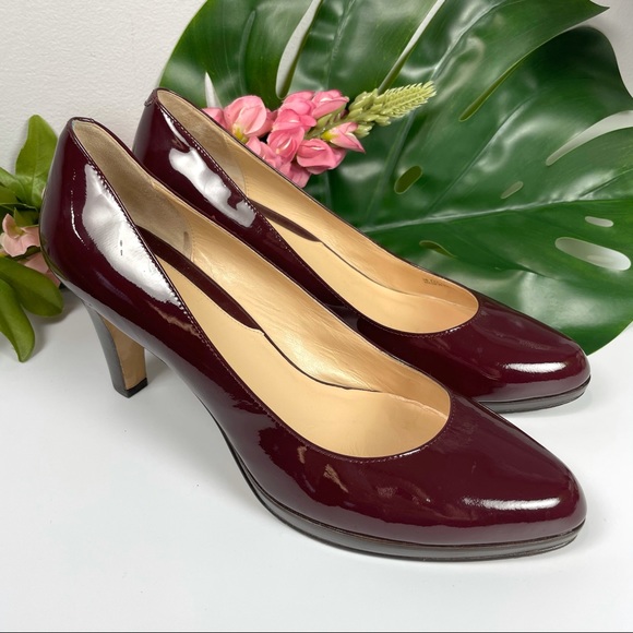 Cole Haan Shoes Cole Haan Burgundy Red Patent Leather Cole Haan Shoes Cole Haan Burgundy Red Patent Leather